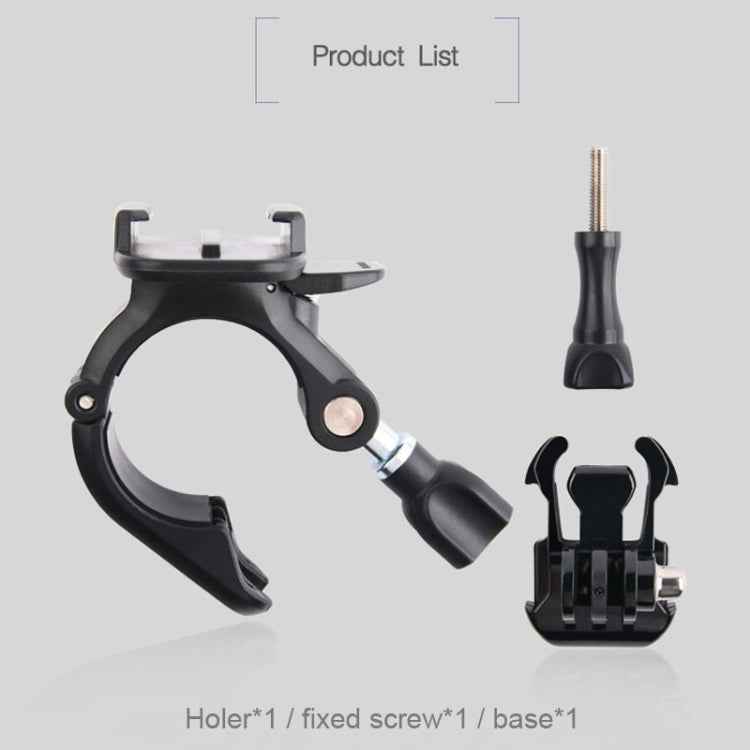 GP435 Small Size Bicycle Motorcycle Handlebar Fixing Mount for GoPro, Insta360, DJI and Other Action Cameras
