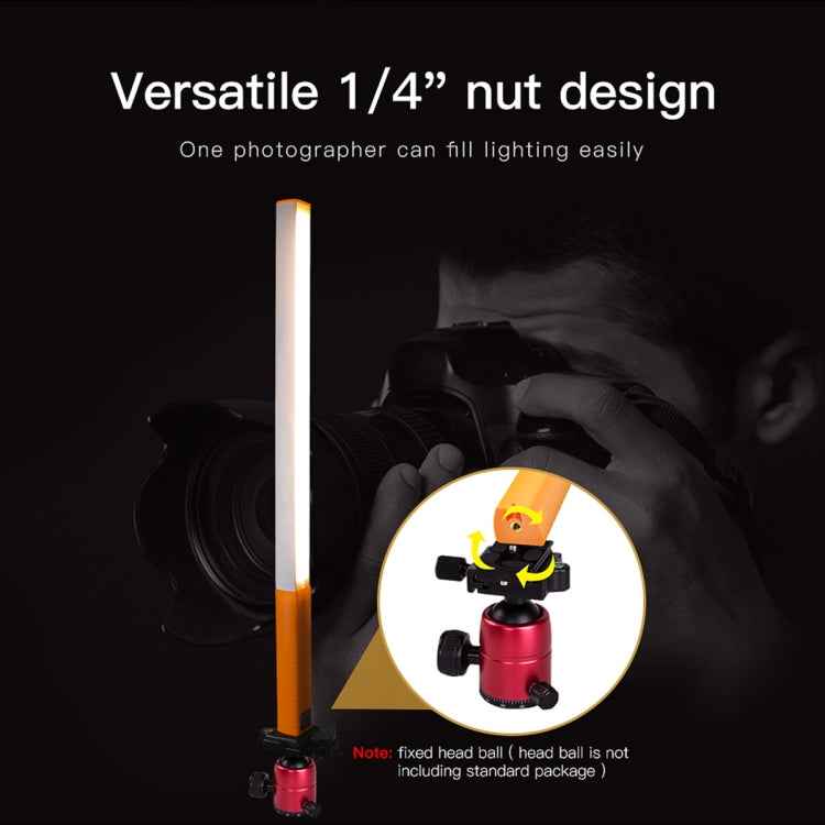 LUXCeO Q508D Dual Color Temperature Photo LED Stick Video Light Handheld LED Fill Light Flash Lighting Lamp
