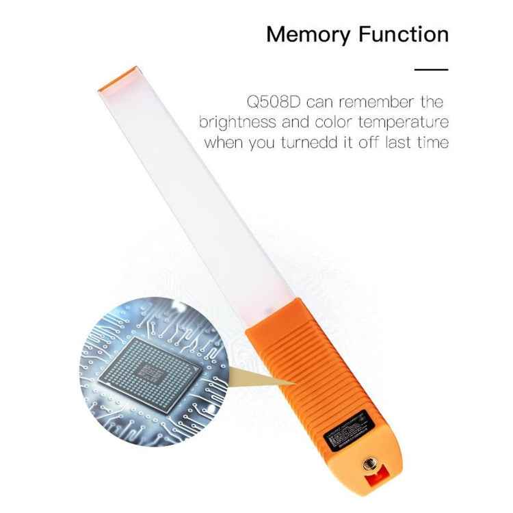 LUXCeO Q508D Dual Color Temperature Photo LED Stick Video Light Handheld LED Fill Light Flash Lighting Lamp