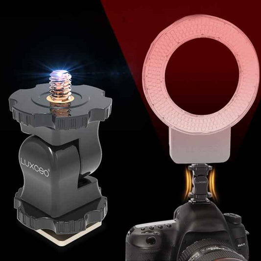 LUXCeO PA1 Camera Universal Hot Shoe Holder Damping Ball-Head Bracket
