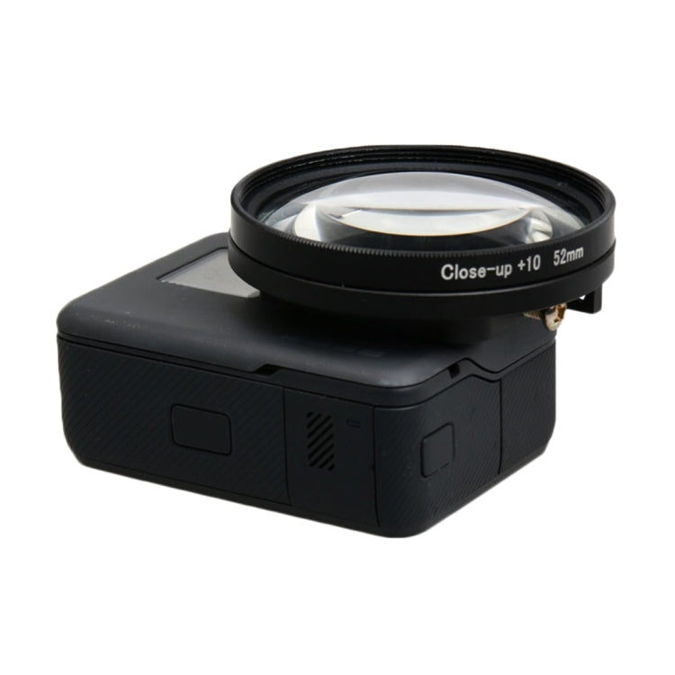For GoPro HERO5 Sport Action Camera Proffesional 52mm 10X Macro Lens Close-up Filter