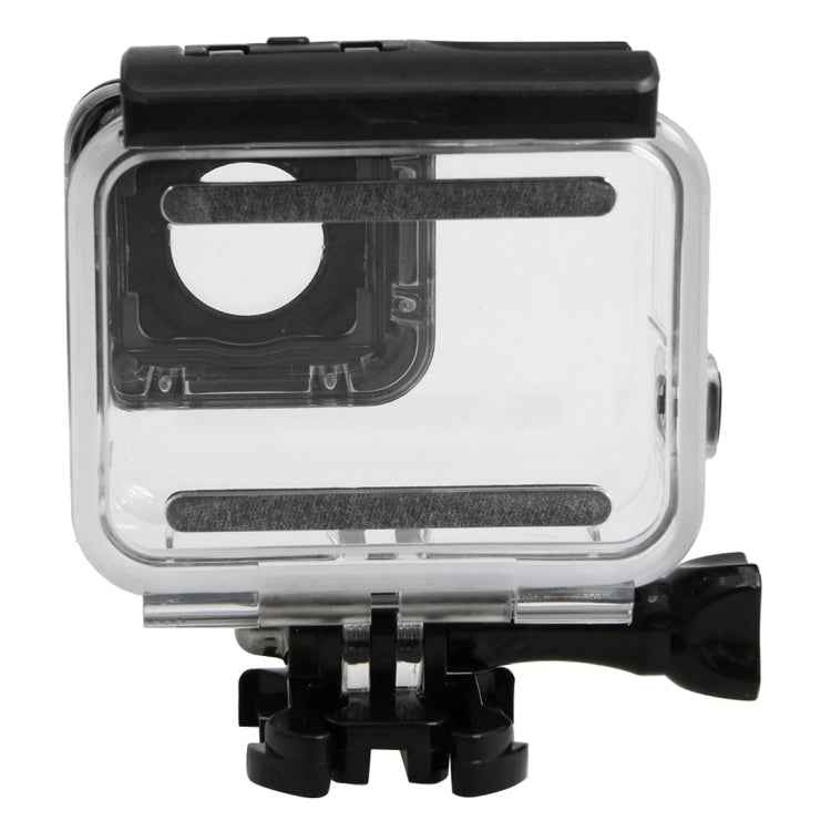 For GoPro HERO5 30m Waterproof PC & ABS Housing Protective Case + Touch Back Cover with Buckle Basic Mount & Long Screw, Backcover Size: 7 x 6 cm