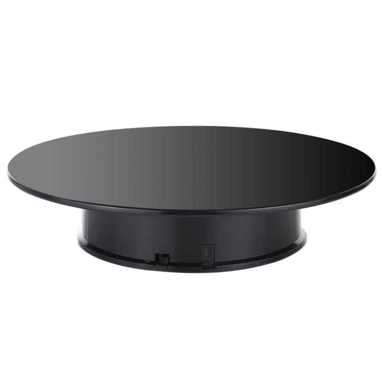 25cm 360 Degree Electric Rotating Mirror Surface Turntable Display Stand Video Shooting Props Turntable for Photography, Load 3kg, Powered by Battery