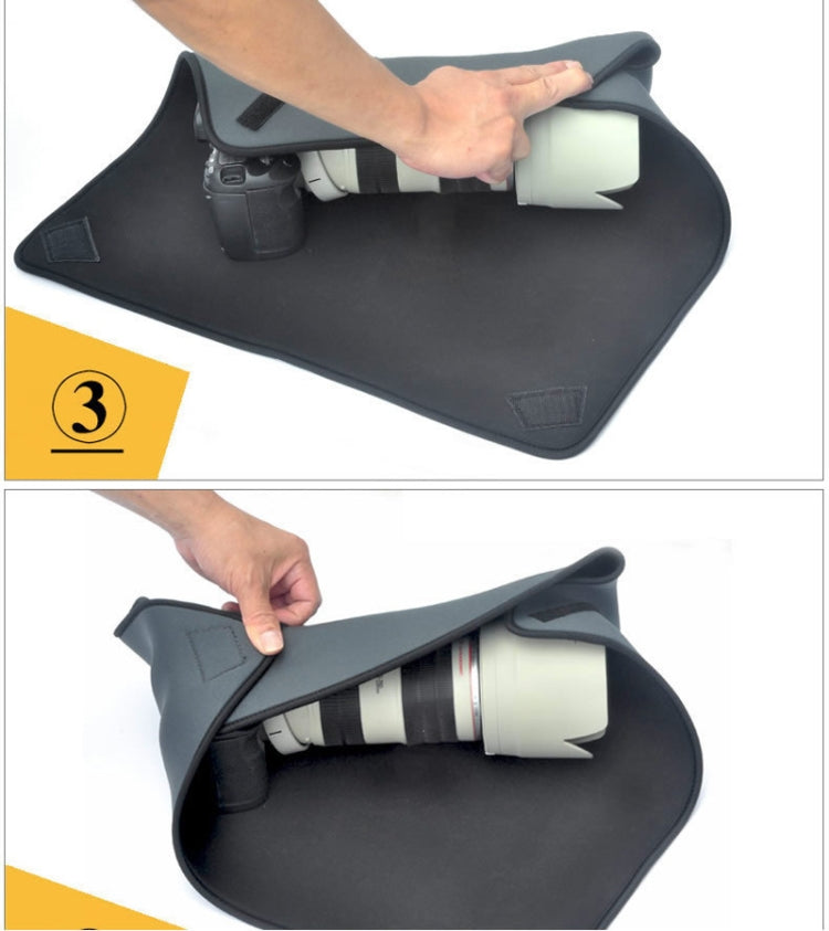 Shockproof Neoprene Bag Magic Wrap Blanket for Canon / Nikon / Sony Camera Lens, Size: 55 x 55cm