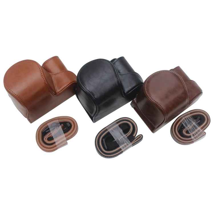 Full Body Camera PU Leather Case Bag for Sony ZV-E10