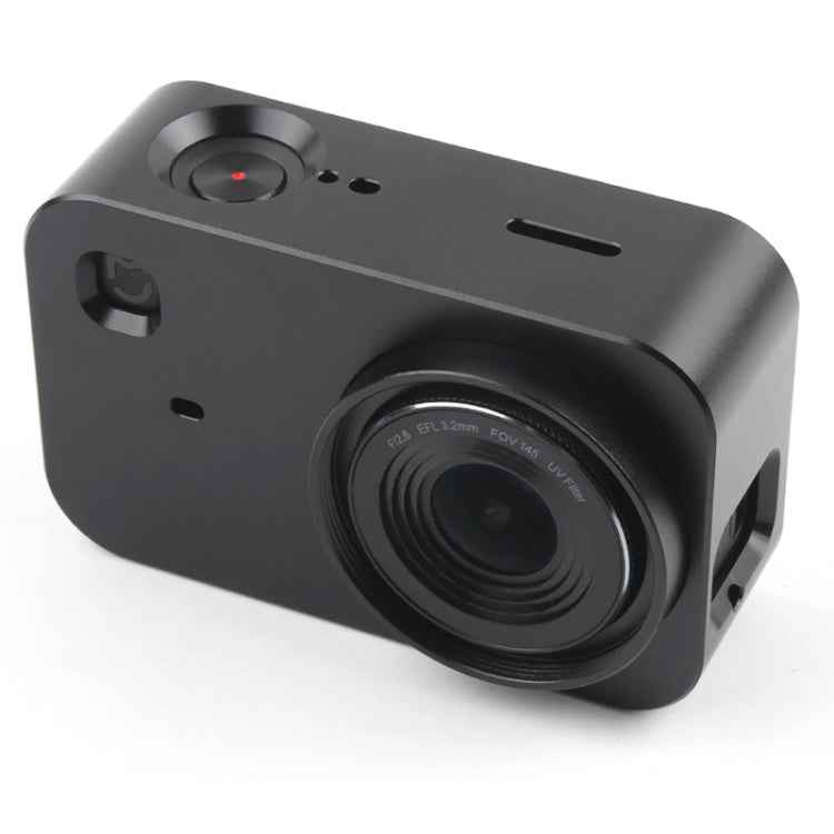 Housing Shell Aluminum Alloy Protective Cage with 37mm Filter Lens & Lens Cap & Screw for Xiaomi Mijia Small Camera
