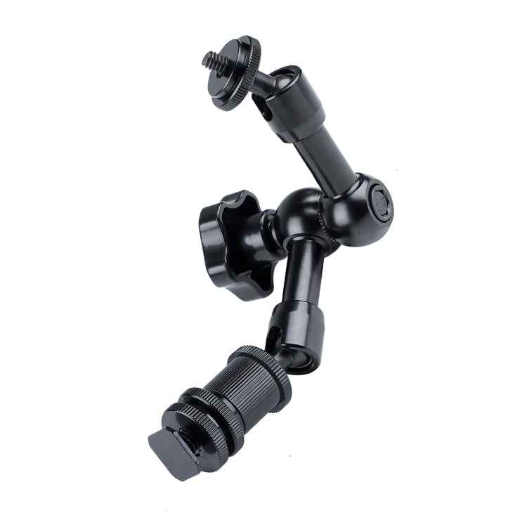7 inch Adjustable Friction Articulating Magic Arm + Large Claws Clips with Phone Clamp