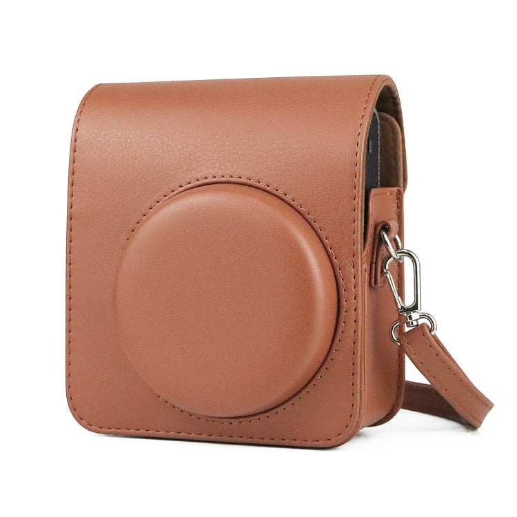 Full Body Camera Retro PU Leather Case Bag with Strap for FUJIFILM instax mini 40, For FUJIFILM instax mini 40