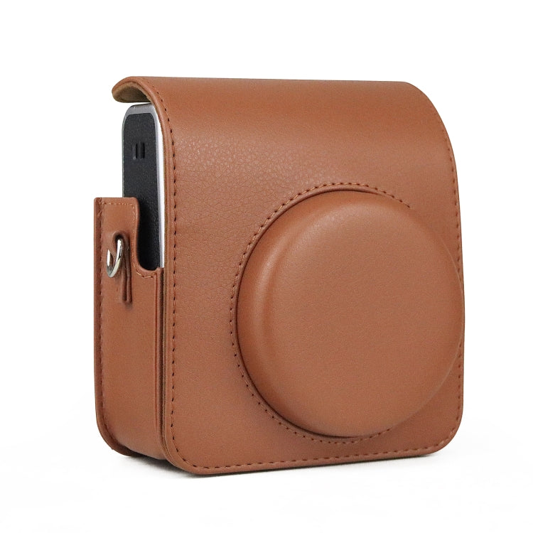 Full Body Camera Retro PU Leather Case Bag with Strap for FUJIFILM instax mini 40, For FUJIFILM instax mini 40