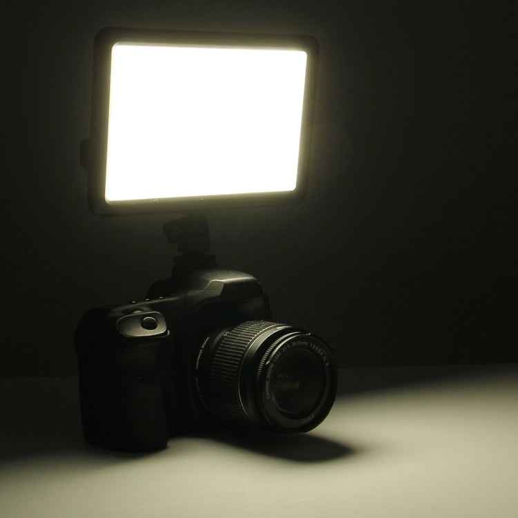 LED-006 104 LED 850LM Dimmable Video Light on-Camera Photography Lighting Fill Light for Canon, Nikon, DSLR Camera