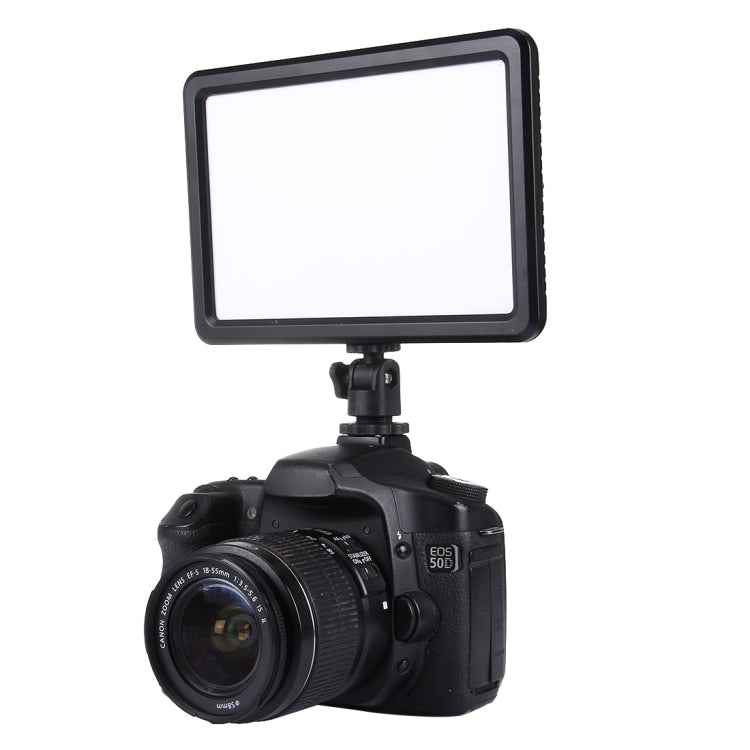 LED-006 104 LED 850LM Dimmable Video Light on-Camera Photography Lighting Fill Light for Canon, Nikon, DSLR Camera
