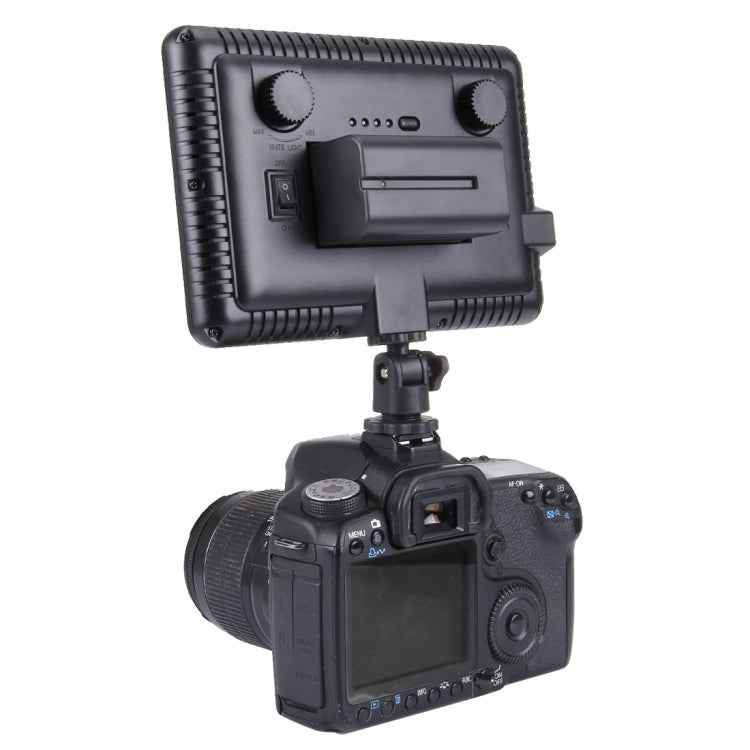 LED-006 104 LED 850LM Dimmable Video Light on-Camera Photography Lighting Fill Light for Canon, Nikon, DSLR Camera