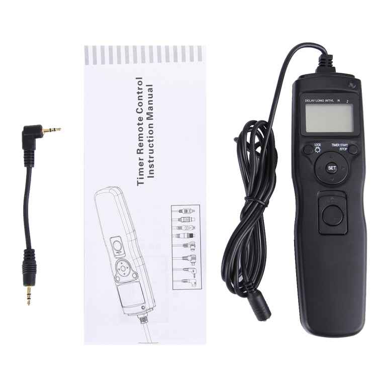 RST-7001 LCD Screen Time Lapse Intervalometer Shutter Release Digital Timer Remote Controller with C6 Cable for CANON 1000D/550D/60D, PENTAX:K20D/K200D/K10D, SAMSUNG GX-20/GX-10 Camera