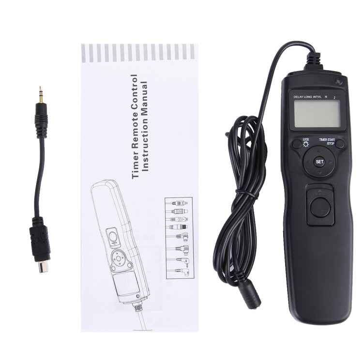 RST-7006 LCD Screen Time Lapse Intervalometer Shutter Release Digital Timer Remote Controller with N10 Cable for NIKON D90/D5000/D7000/D3100 Camera