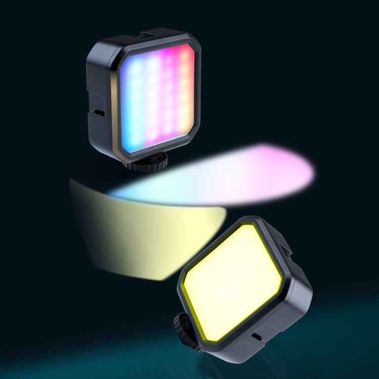 MJ88 Pocket 3000-7000K+RGB Full Color Beauty Fill Light Handheld Camera Photography Streamer LED Light with Remote Control