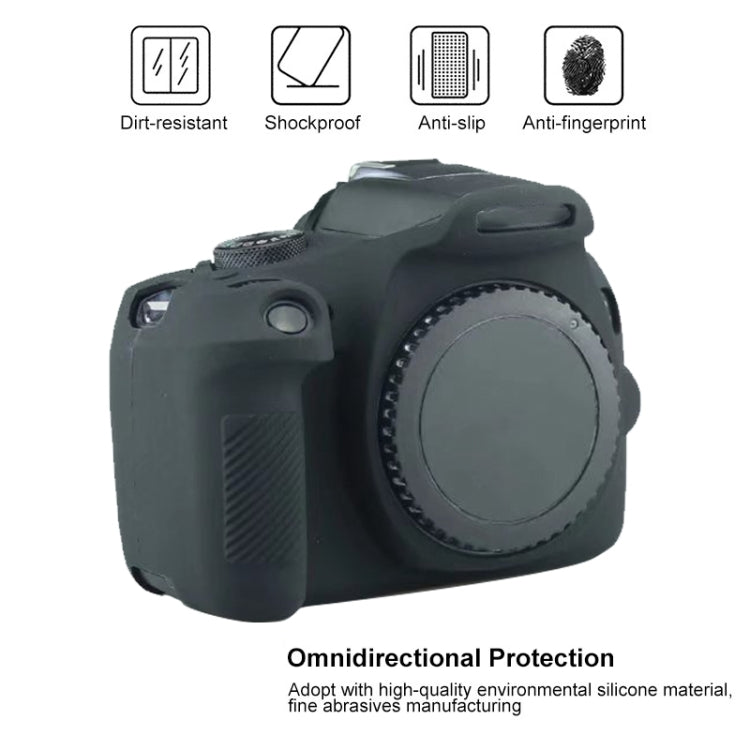 Soft Silicone Protective Case for Canon EOS 2000D, For Canon EOS 2000D