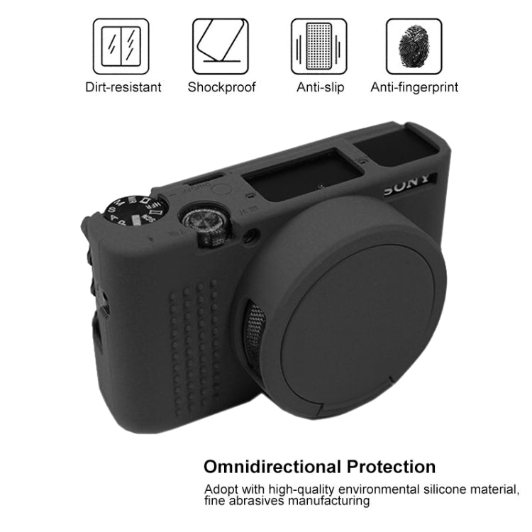 Soft Silicone Protective Case for Sony ZV-1, For Sony ZV-1