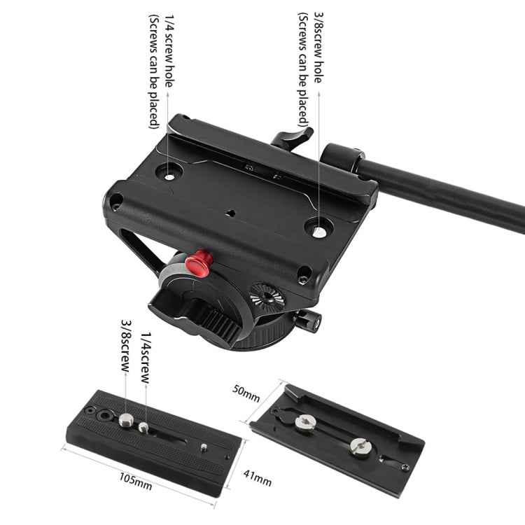 BEXIN VH-105 360 Degree Panorama Heavy Duty Tripod Action Fluid Drag Head