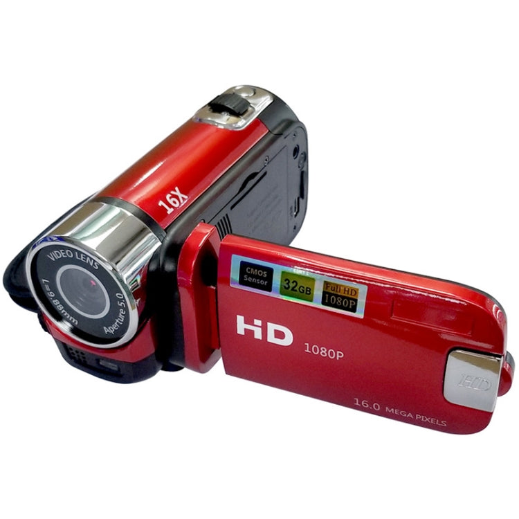 Cámara DV de viaje HD con zoom digital de 16 aumentos y 16 millones de píxeles, enchufe de la UE.