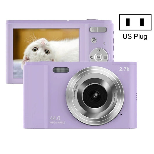 DC302 2.88 inch 44MP 16X Zoom 2.7K Full HD Digital Camera Children Card Camera, US Plug