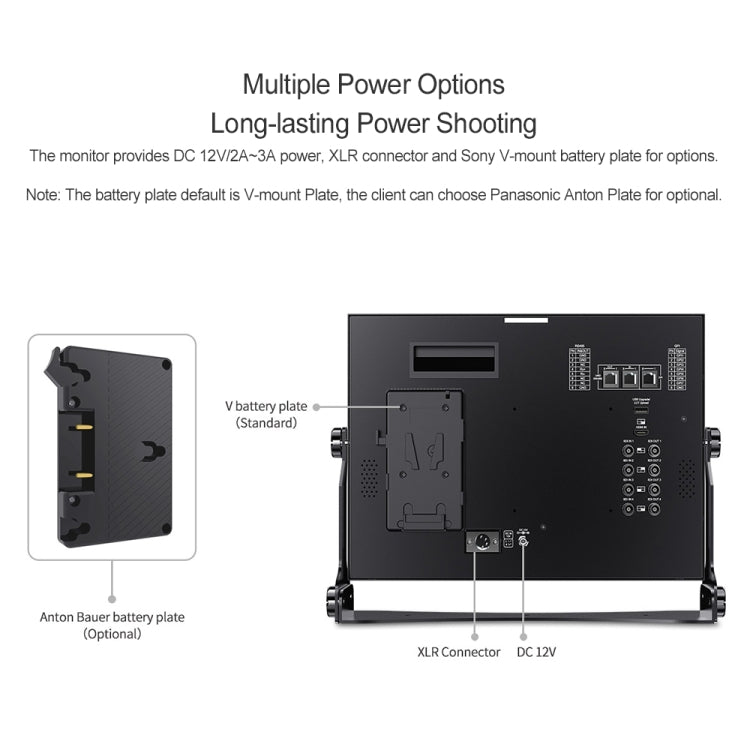 SEETEC ATEM156S 15.6 inch 3G-SDI HDMI Full HD 1920x1080P Multi-camera Broadcast Monitor