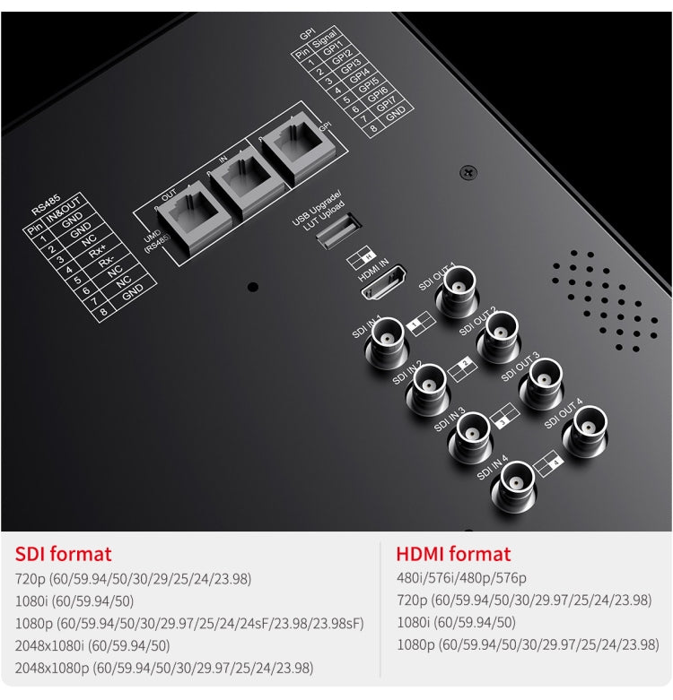SEETEC ATEM156S 15.6 inch 3G-SDI HDMI Full HD 1920x1080P Multi-camera Broadcast Monitor, ATEM156S