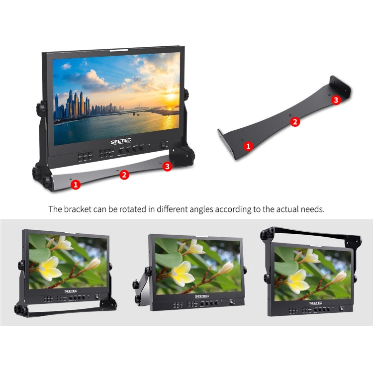 SEETEC ATEM156S 15.6 inch 3G-SDI HDMI Full HD 1920x1080P Multi-camera Broadcast Monitor, ATEM156S