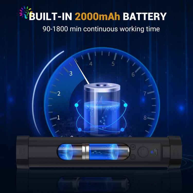 LUXCeO P100 RGB Photo Video Light Stick Handheld Fill Light with Remote Control & Grid Softbox