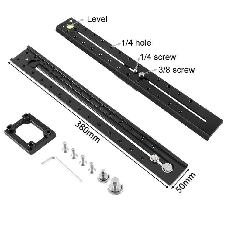 BEXIN VR-380L 380mm Length Aluminum Alloy Extended Quick Release Plate for Manfrotto / Sachtler