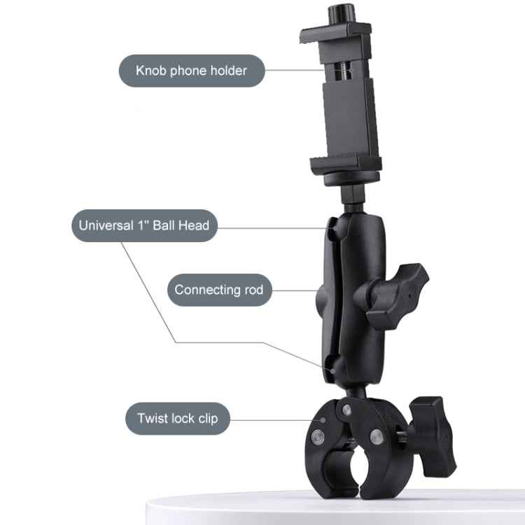 Extended Version 360 Rotation Adjustable Action Camera Bike Motorcycle Handlebar Holder