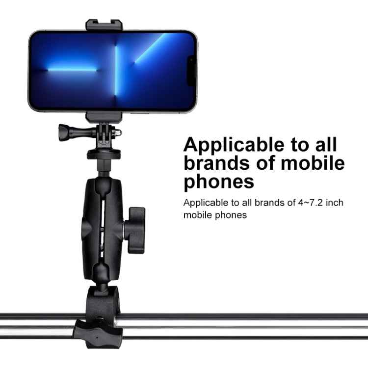 Extended Version 360 Rotation Adjustable Action Camera Bike Motorcycle Handlebar Holder