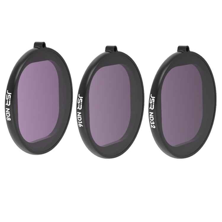 JSR Round Housing 3 in 1 ND8+ND16+ND32 Lens Filter for GoPro HERO8 Black