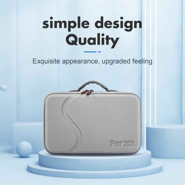 For Insta360 One X3 STARTRC Diamond Texture Camera and Accessories PU Storage Case Bag