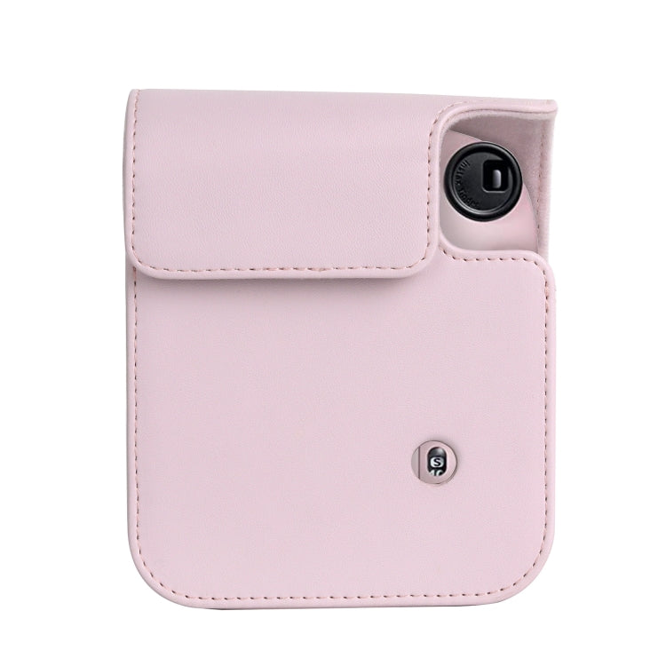 For FUJIFILM instax mini 12 Full Body Leather Case Camera Bag with Strap