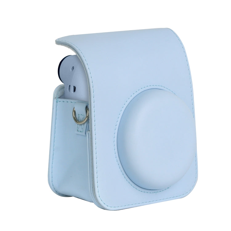 For FUJIFILM instax mini 12 Full Body Leather Case Camera Bag with Strap