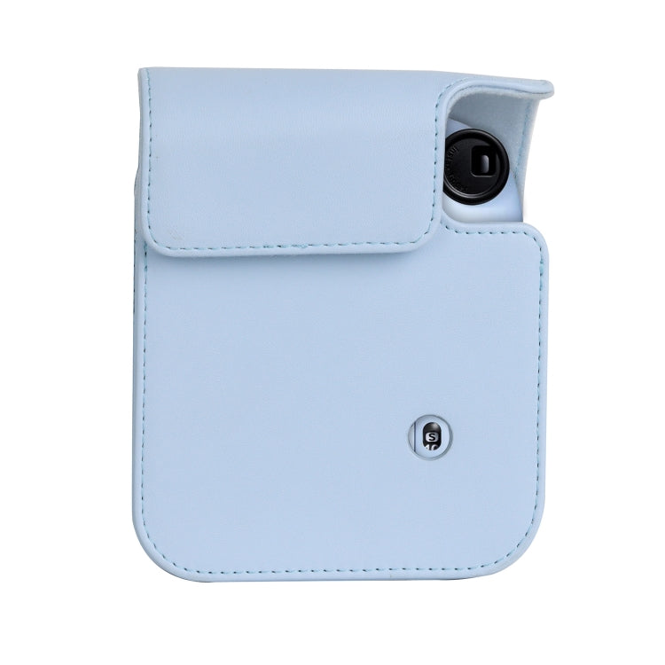 For FUJIFILM instax mini 12 Full Body Leather Case Camera Bag with Strap