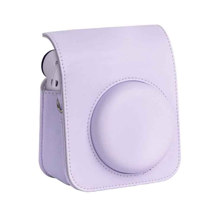 For FUJIFILM instax mini 12 Full Body Leather Case Camera Bag with Strap