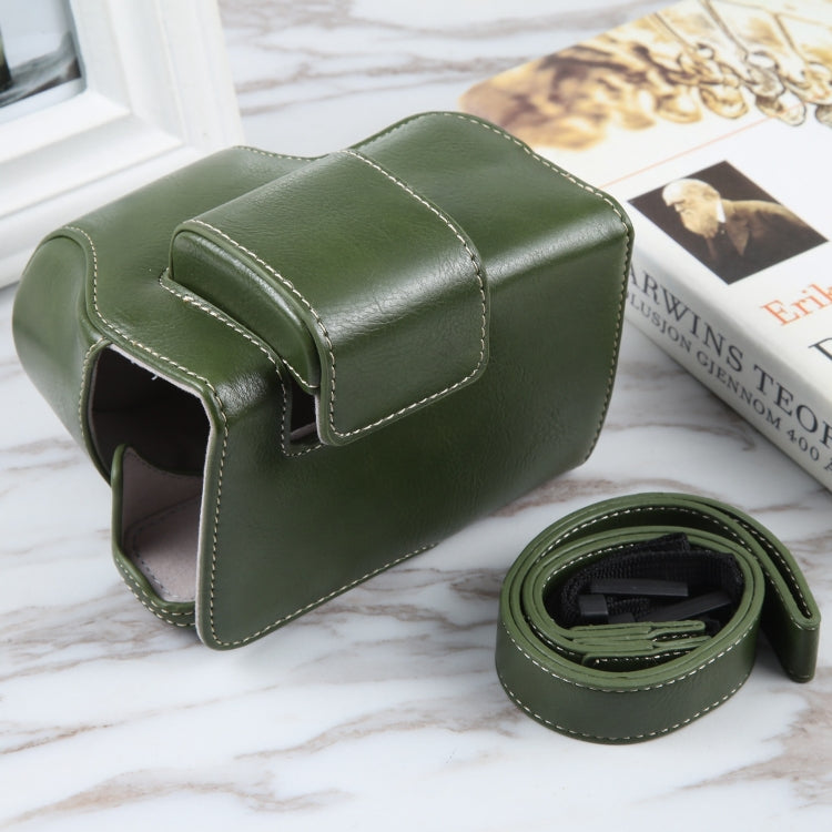 For Nikon Z50 / Z30 Camera Full Body Magnetic Leather Camera Case Bag with Strap