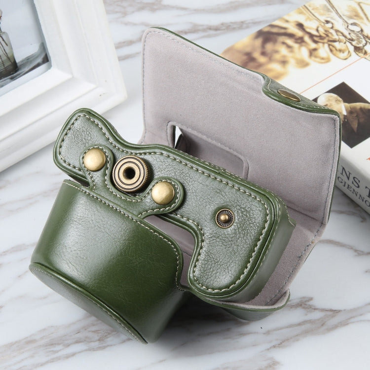 For Nikon Z50 / Z30 Camera Full Body Magnetic Leather Camera Case Bag with Strap