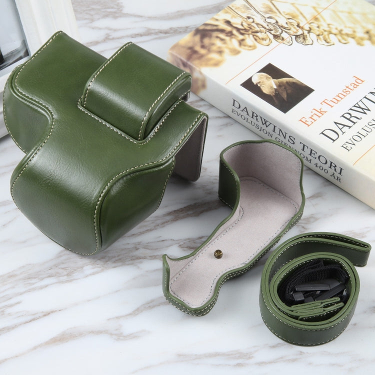 For Nikon Z50 / Z30 Camera Full Body Magnetic Leather Camera Case Bag with Strap