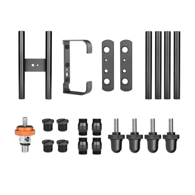 YELANGU YLG0119A 60cm Splicing Slide Rail Track + Trolley Rail Buckle for SLR Cameras / Video Cameras