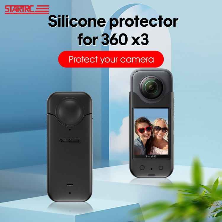For Insta360 X3 STARTRC Full Body Silicone Protective Case