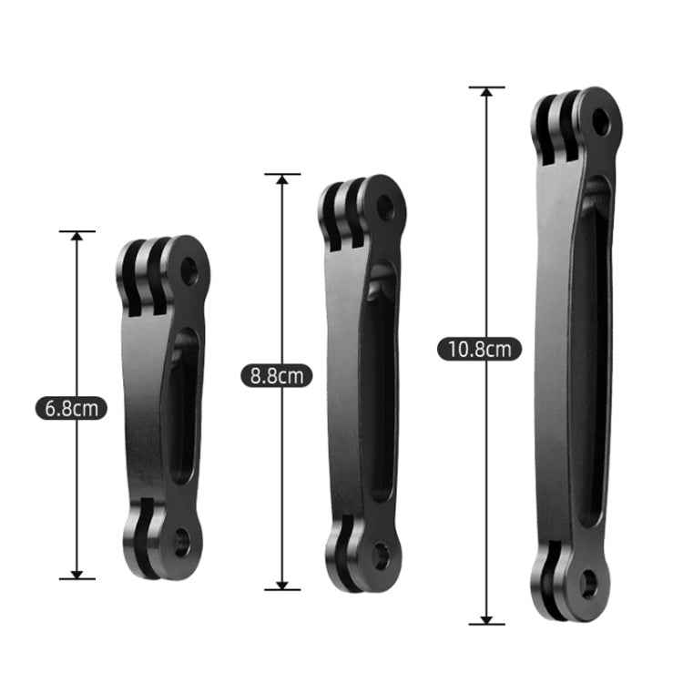 Joint Aluminum Extension Arm Grip Extenter for GoPro, Insta360, DJI and Other Action Cameras, Length: 10.8cm