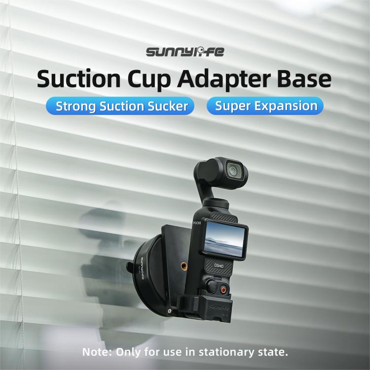 Sunnylife Universal Suction Cup Adapter Base Strong Suction Sucker for Action Camera
