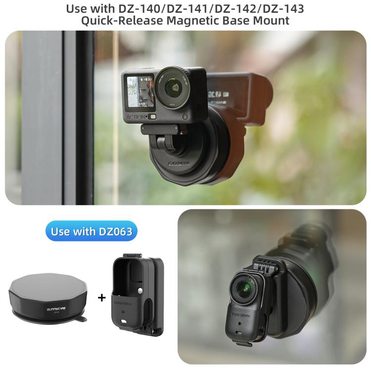 Sunnylife Universal Suction Cup Adapter Base Strong Suction Sucker for Action Camera