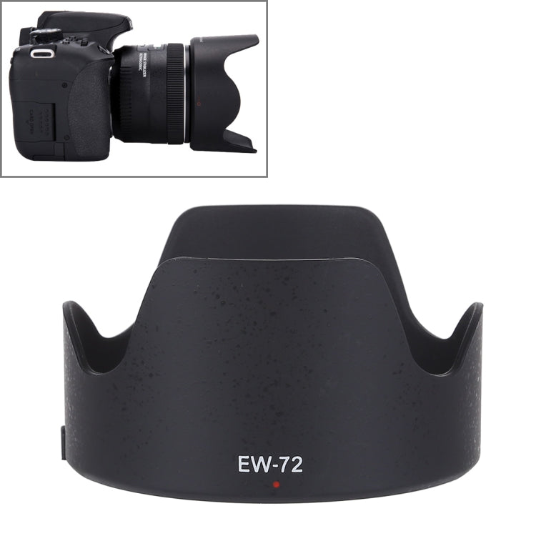EW-72 Lens Hood Shade for Canon EF 28mm f/1.8 USM, EF 28-105mm f/3.5-4.5 USM, EF 28-105mm f/3.5-4.5 II USM Lens
