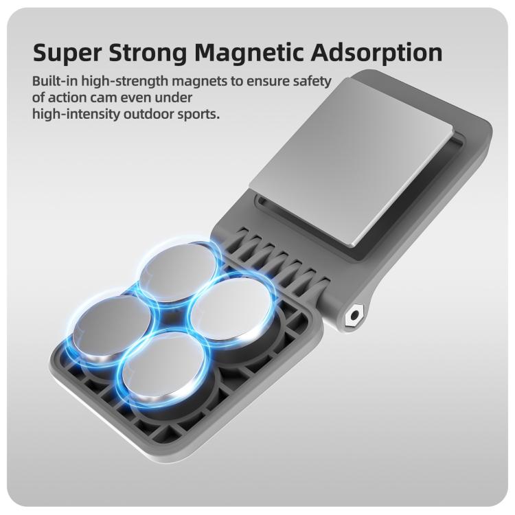Sunnylife Universal Magnetic Mount Portable Tabletop Base Bracket Angles Adjustable 180 Rotation Holder for Mini Cameras, MJ120 Universal