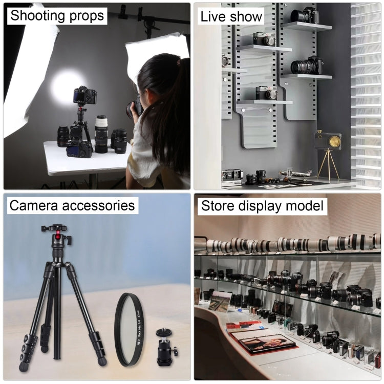 6 PCS Non-Working Fake Dummy DSLR Camera Lens Model Photo Studio Props
