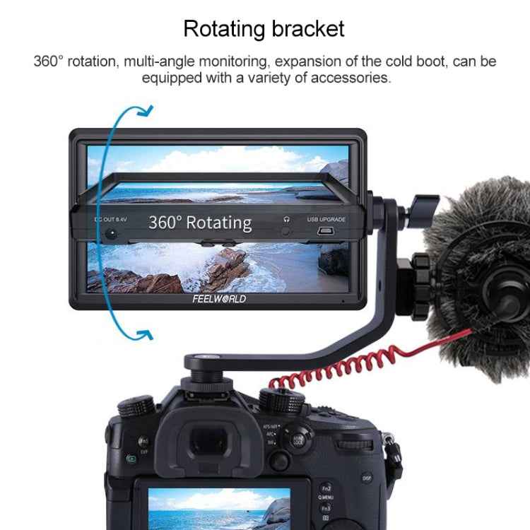 FEELWORLD S55 V2 1920x1152 HDMI 5.5 inch Camera Field Monitor