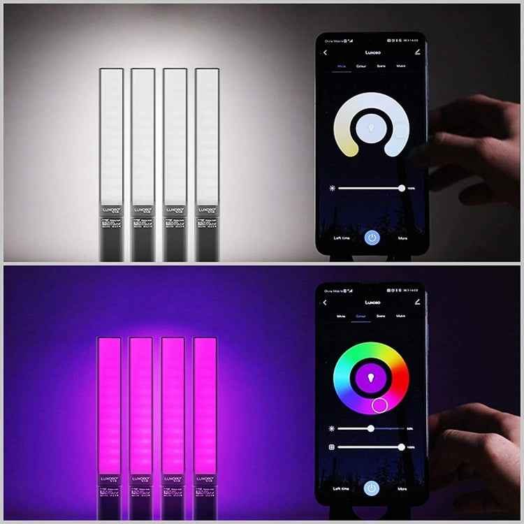 LUXCeO P6 RGB Colorful Photo LED Stick Video Light Handheld APP Control Full Color LED Fill Light